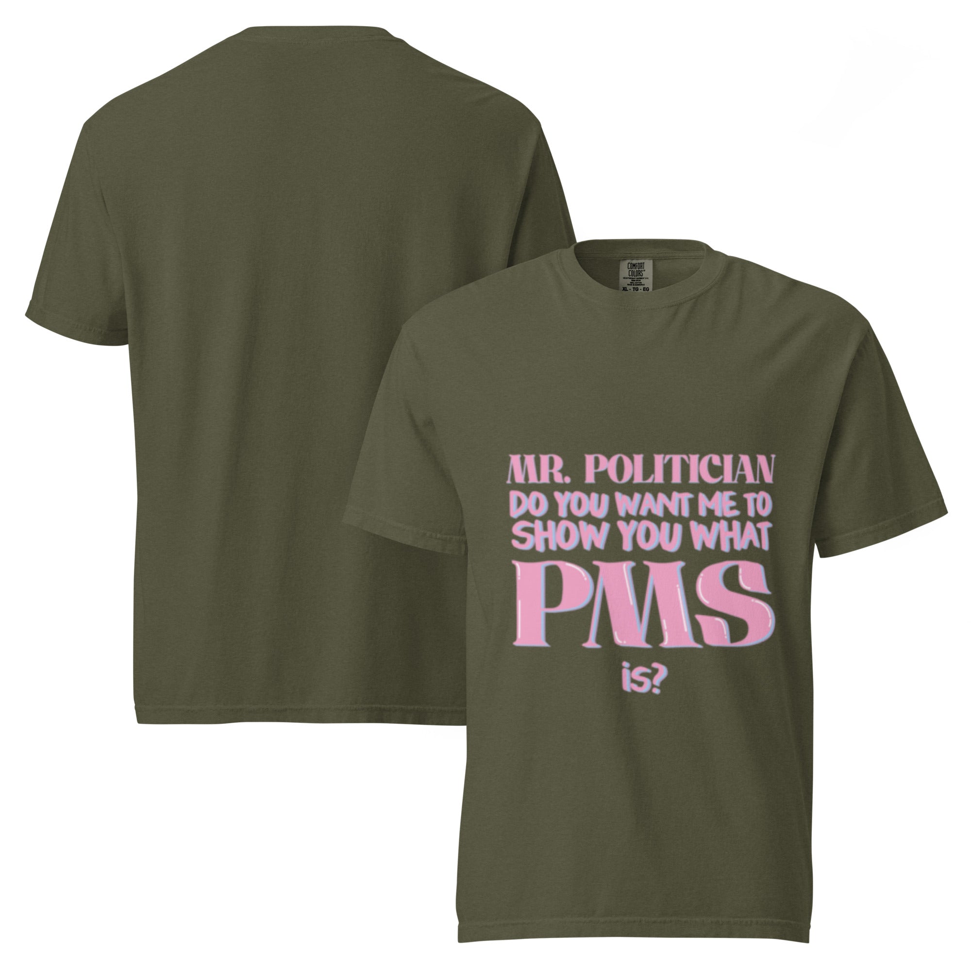 Unisex garment-dyed heavyweight t-shirt